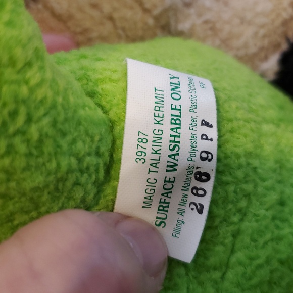 TYCO Vintage 1999 Kermit The Frog Sesame Street Muppets Talking Plush NWT - Picture 8 of 9